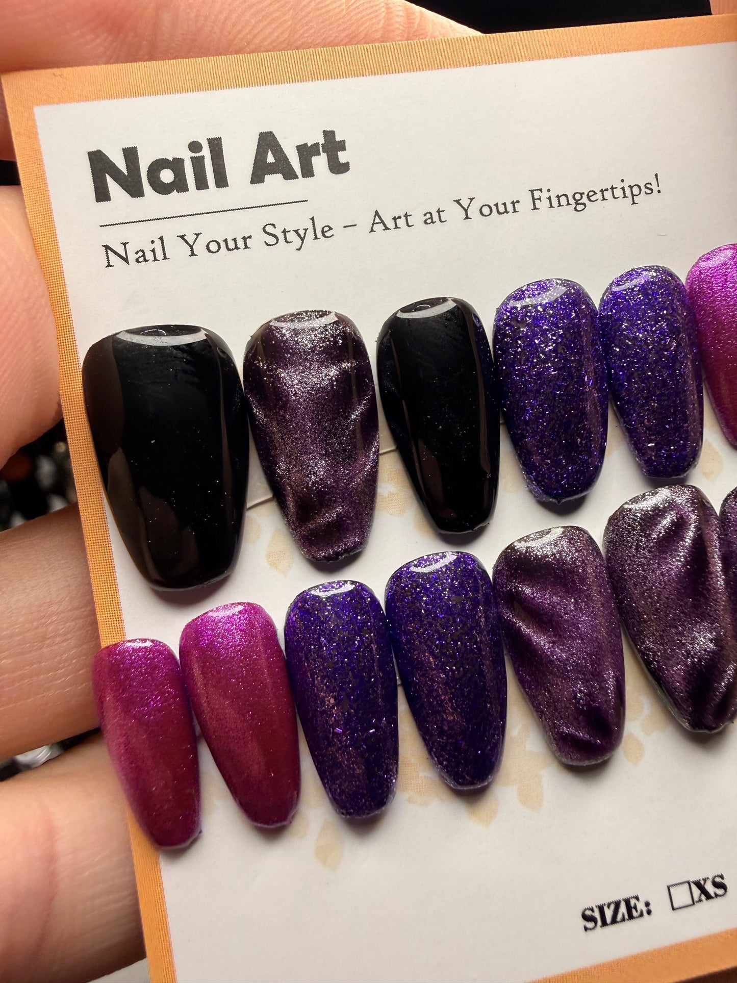 Short Coffin Press on Nails