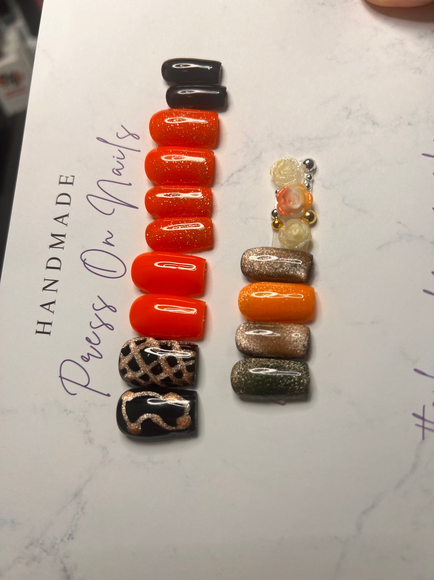 Orange Dots: Short Square