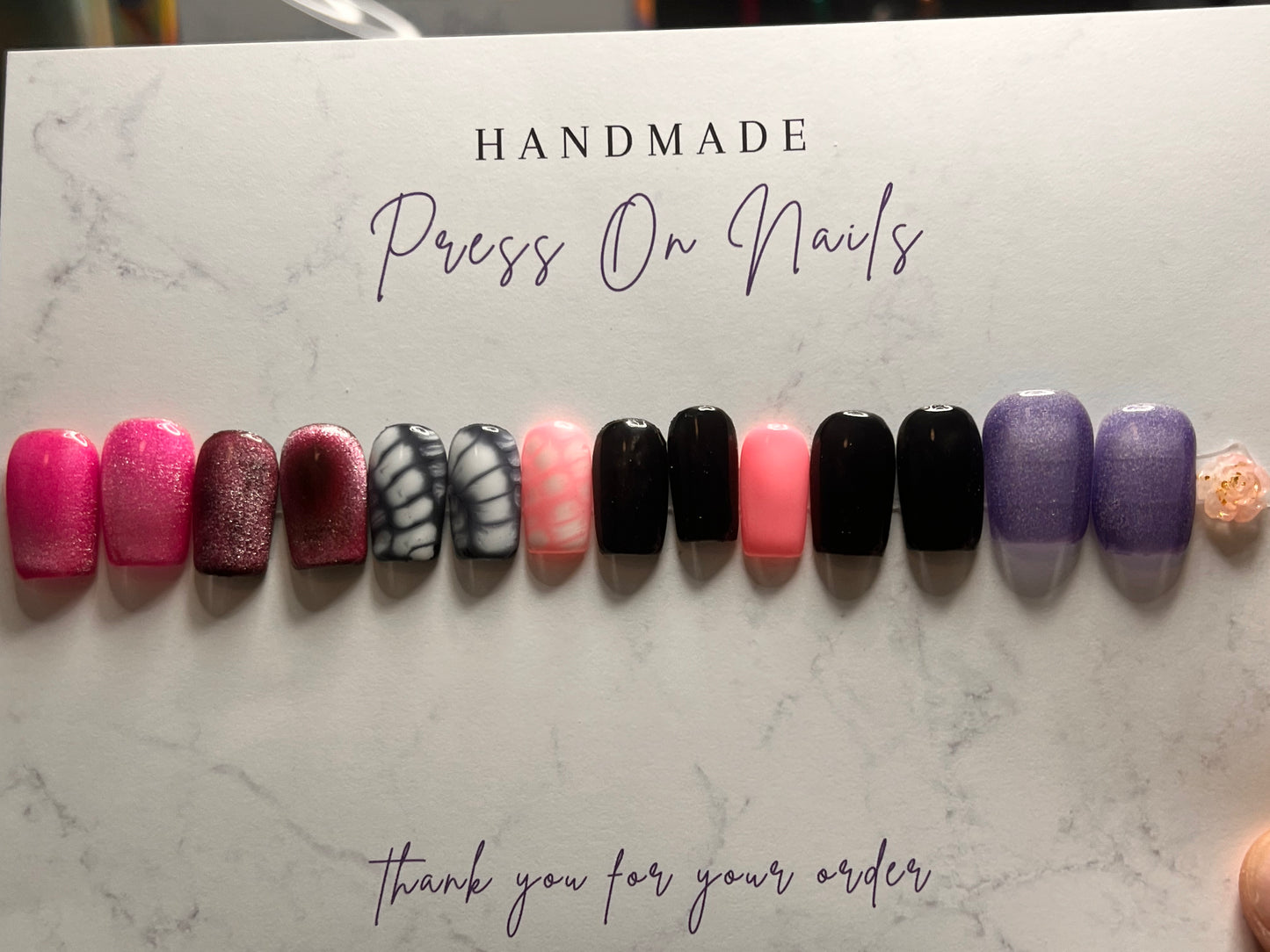 Pink Abstract: Short Square