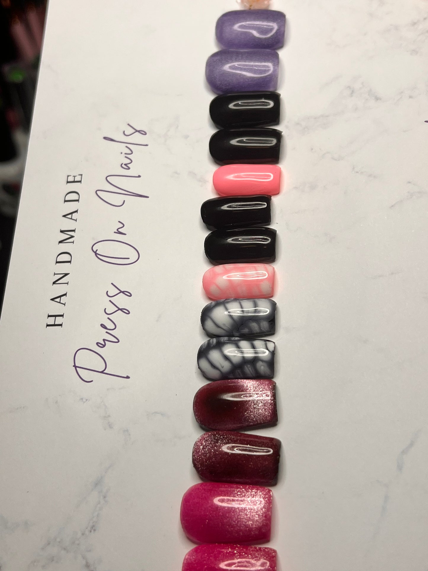 Pink Abstract: Short Square