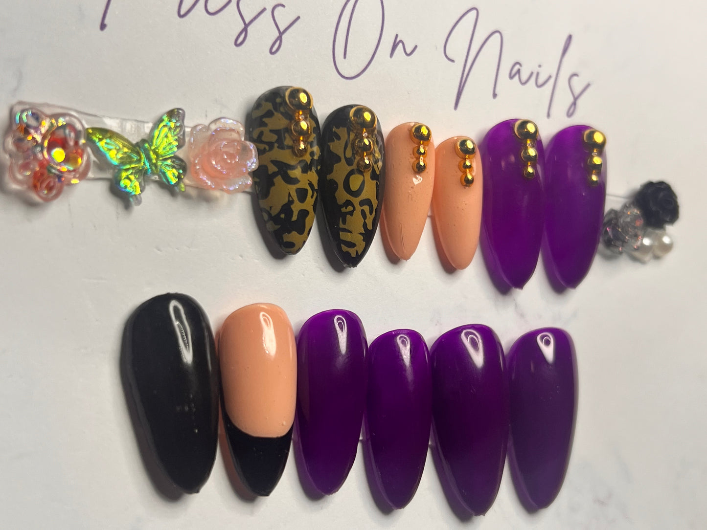 Purple  Medium Almond