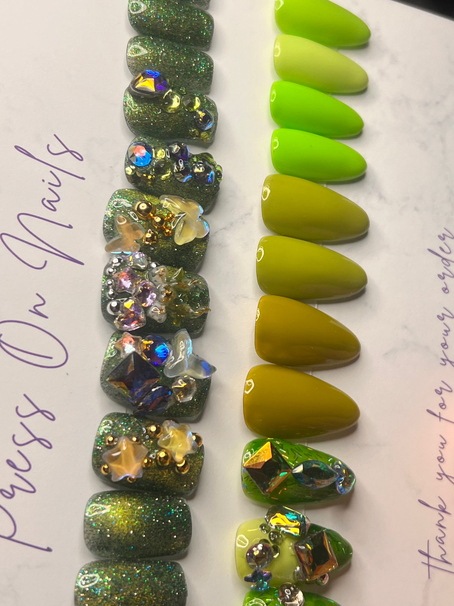 Green Duo Almond & Square Short