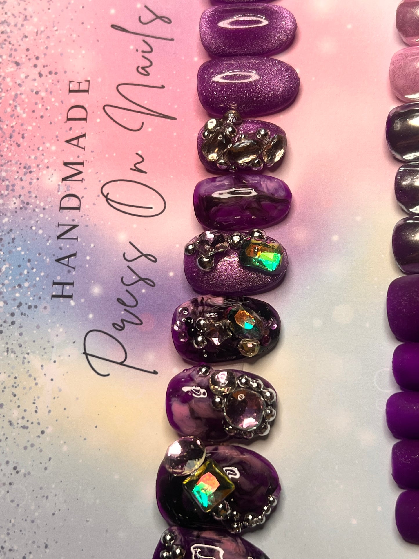 Purple Duo Short Round & Long Coffin Duo