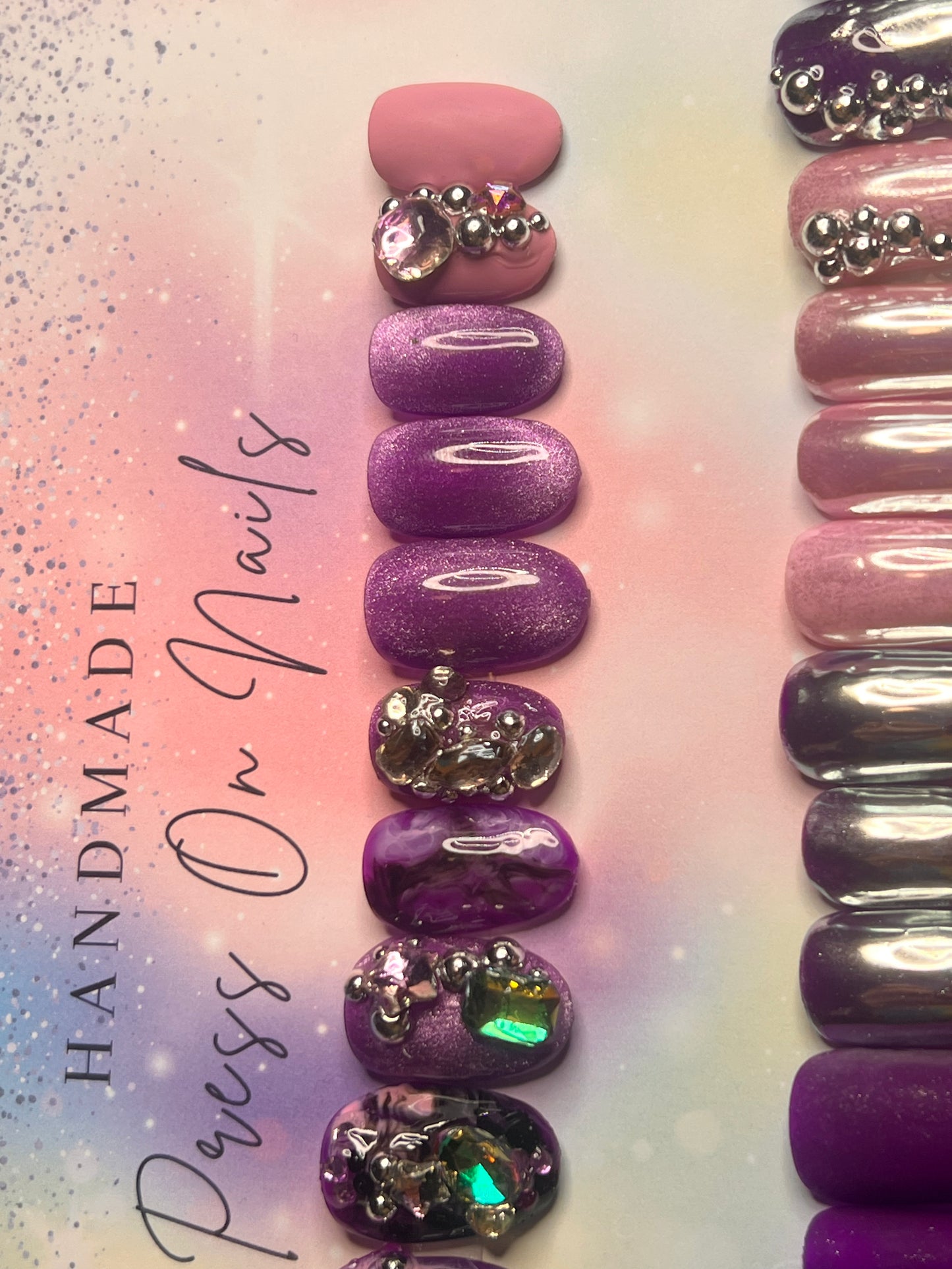 Purple Duo Short Round & Long Coffin Duo