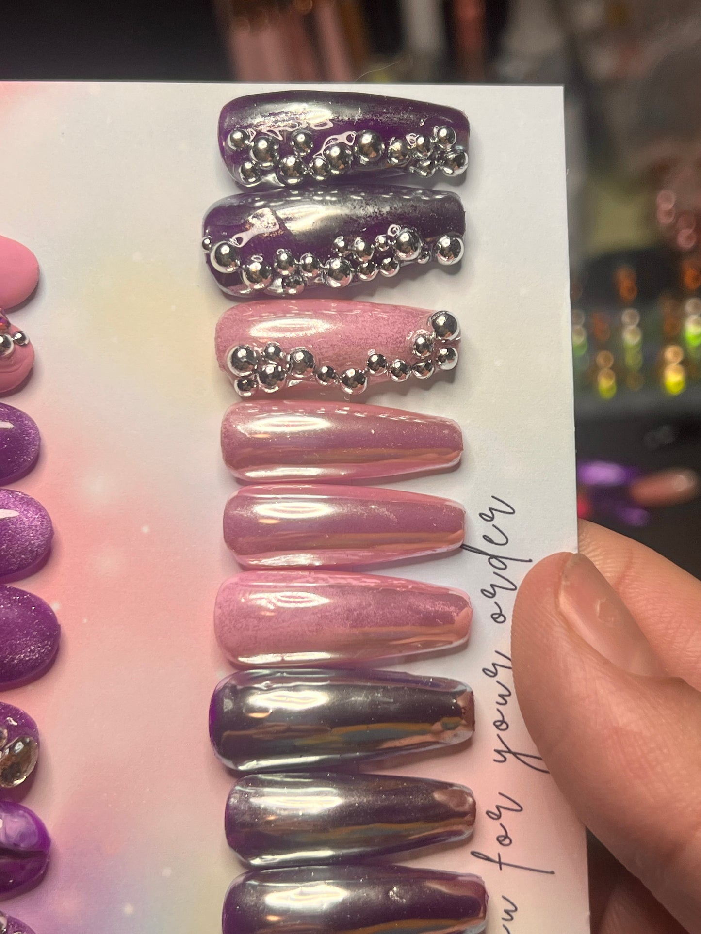 Purple Duo Short Round & Long Coffin Duo