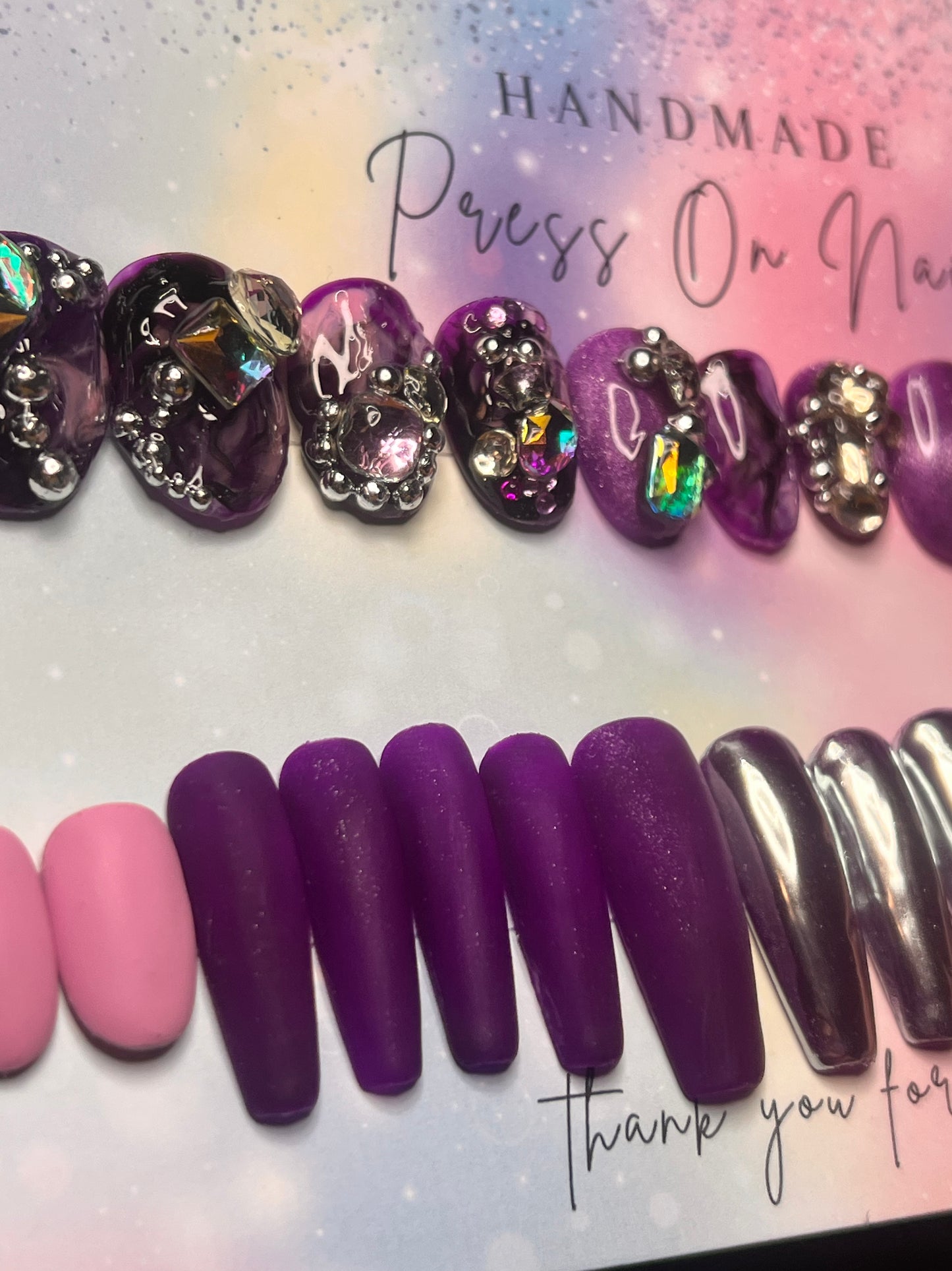 Purple Duo Short Round & Long Coffin Duo