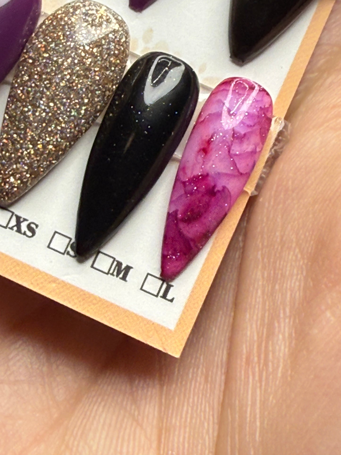 Purple Short Stiletto