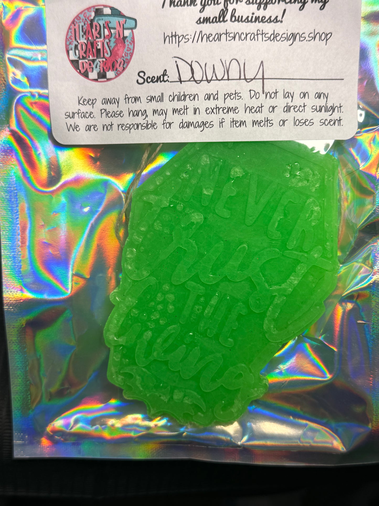 Never Trust The Living, Downy scent