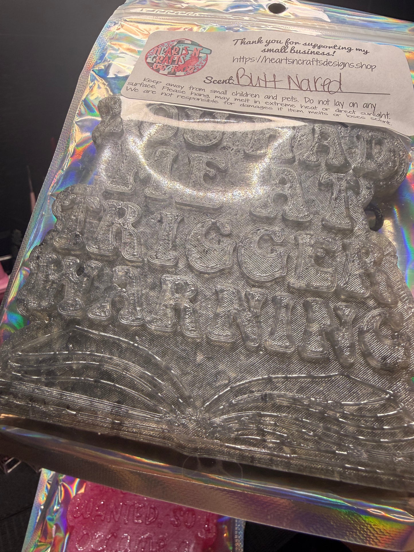 You Had Me At Trigger Warning, Butt Naked scent