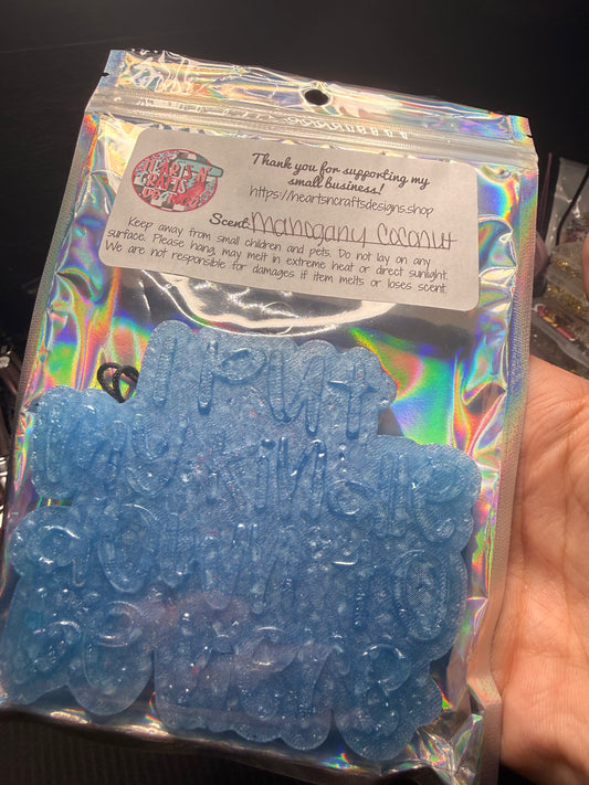 I Put My Kindle Down To Be Here, Mahogany Coconut